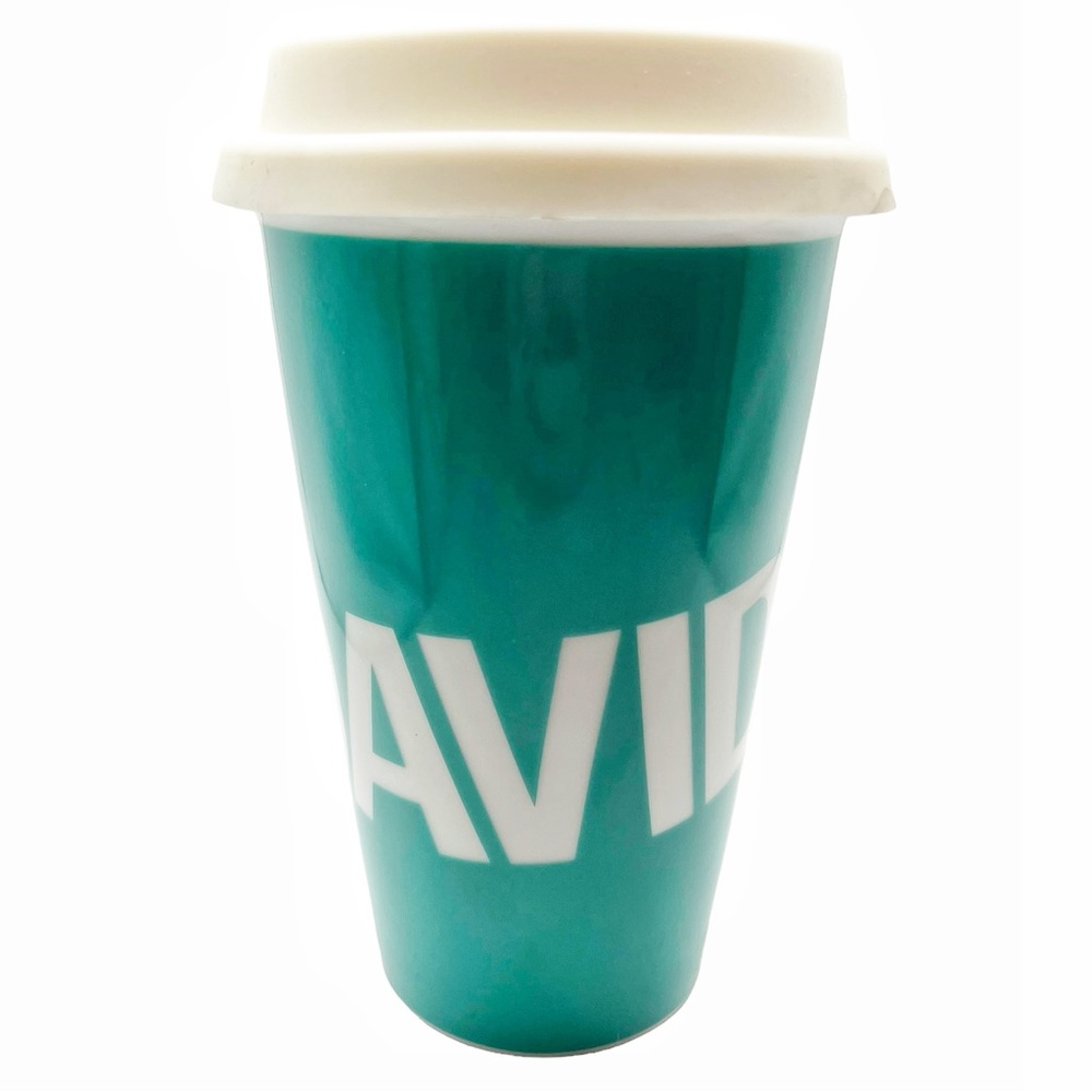 DAVIDsTEA Classic Teal CeramicTravel Mug